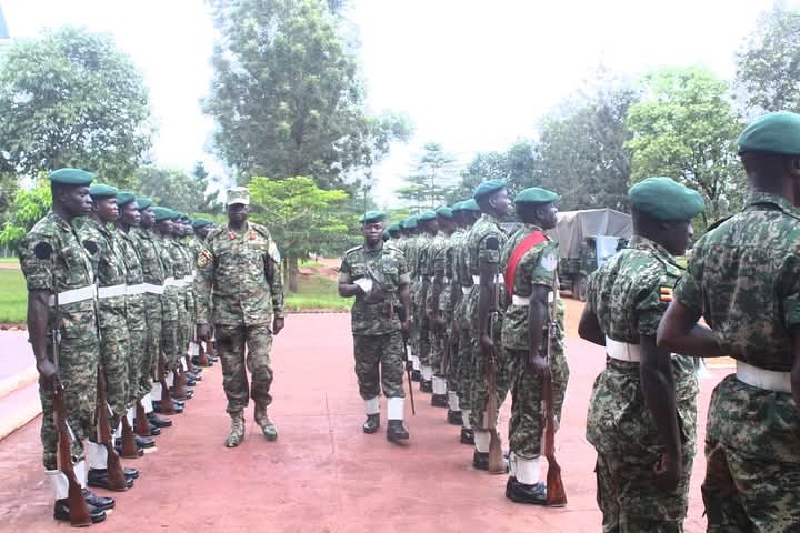 GideonSsekidde's tweet image. &quot;Brig. Gen. Fred Mwesigye urges Battle Group 45 troops to maintain discipline for peacekeeping mission in Somalia. Key qualities for disciplined soldiers: loyalty, respect &amp;amp; good health. Financial literacy also emphasized for personal growth. #Peacekeeping #Discipline
#UPDF
#UPF