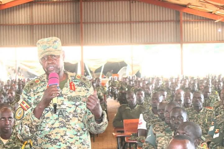 GideonSsekidde's tweet image. &quot;Brig. Gen. Fred Mwesigye urges Battle Group 45 troops to maintain discipline for peacekeeping mission in Somalia. Key qualities for disciplined soldiers: loyalty, respect &amp;amp; good health. Financial literacy also emphasized for personal growth. #Peacekeeping #Discipline
#UPDF
#UPF