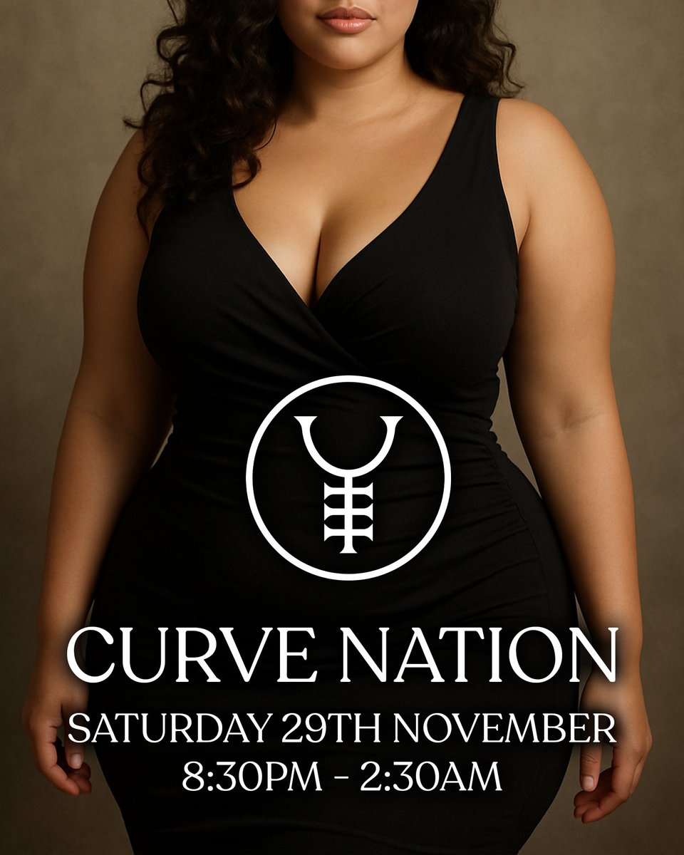 🚨 NEW EVENT ALERT! 🚨
🍑 CURVE NATION 🍑
Saturday 29th November | 8:30PM – 2:30AM

Introducing Curve Nation - the BRAND NEW party that’s all about confidence, curves, and connection.

Join the movement. Join the vibe. Join Curve Nation. 💖