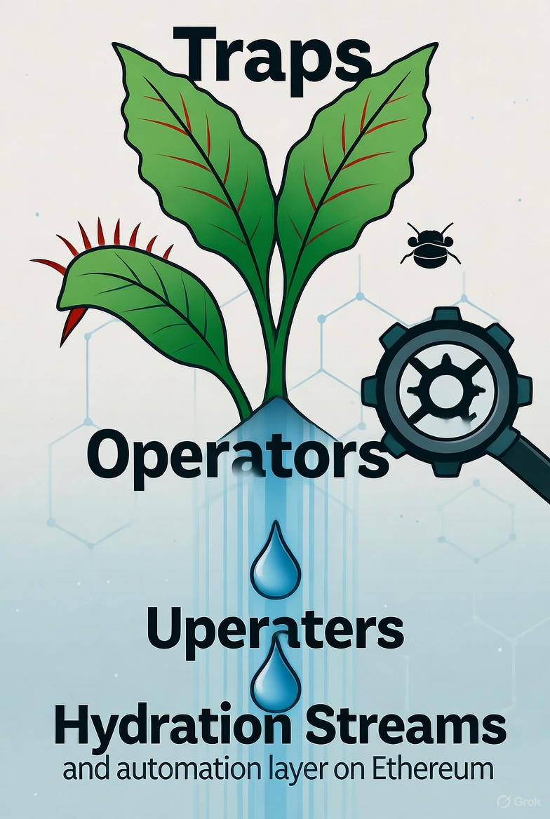 nursenoble1's tweet image. Post 1: Drosera: A decentralized security layer for Ethereum! 🌱 Offloads security to operators who use &quot;Traps&quot; to detect incidents off-chain and trigger fast responses. Leverages Ethereum consensus with slashing/rewards to reduce DeFi risks. #Drosera #EthereumSecurity #DeFi