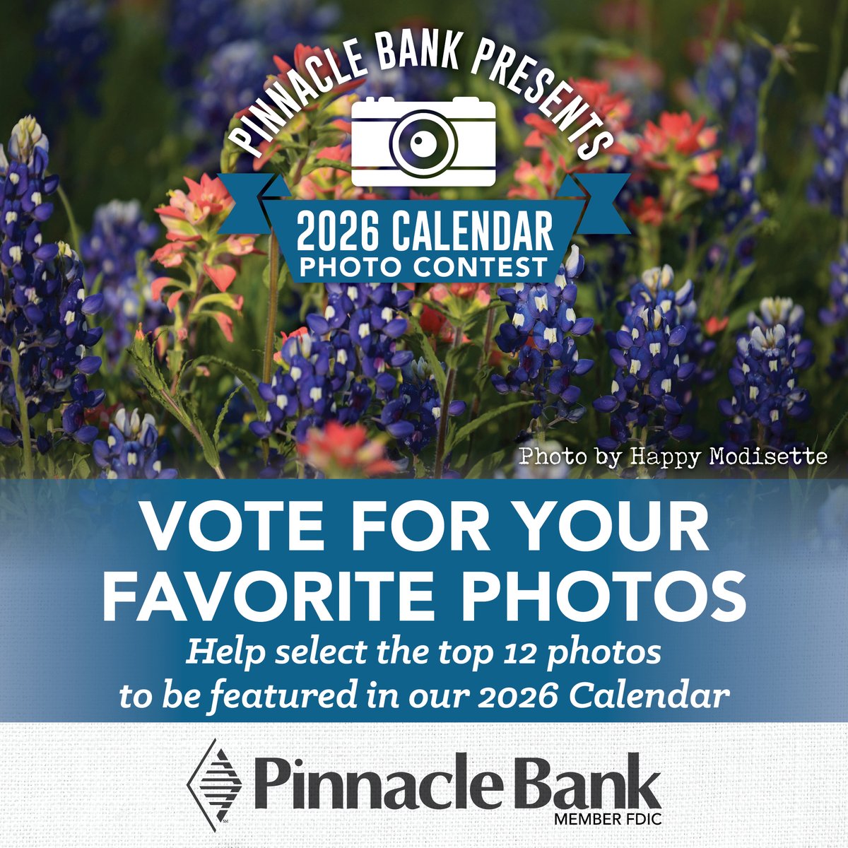 The next round of voting is live!

Check out the Sunrises &amp; Sunsets and Miscellaneous finalists in the 2026 Pinnacle Bank Texas Calendar Contest. Like or Love your favorites by Oct 15 at 4:30 PM.

☀️ facebook.com/share/p/19b9vy…
✨ facebook.com/share/p/1FUcVf…