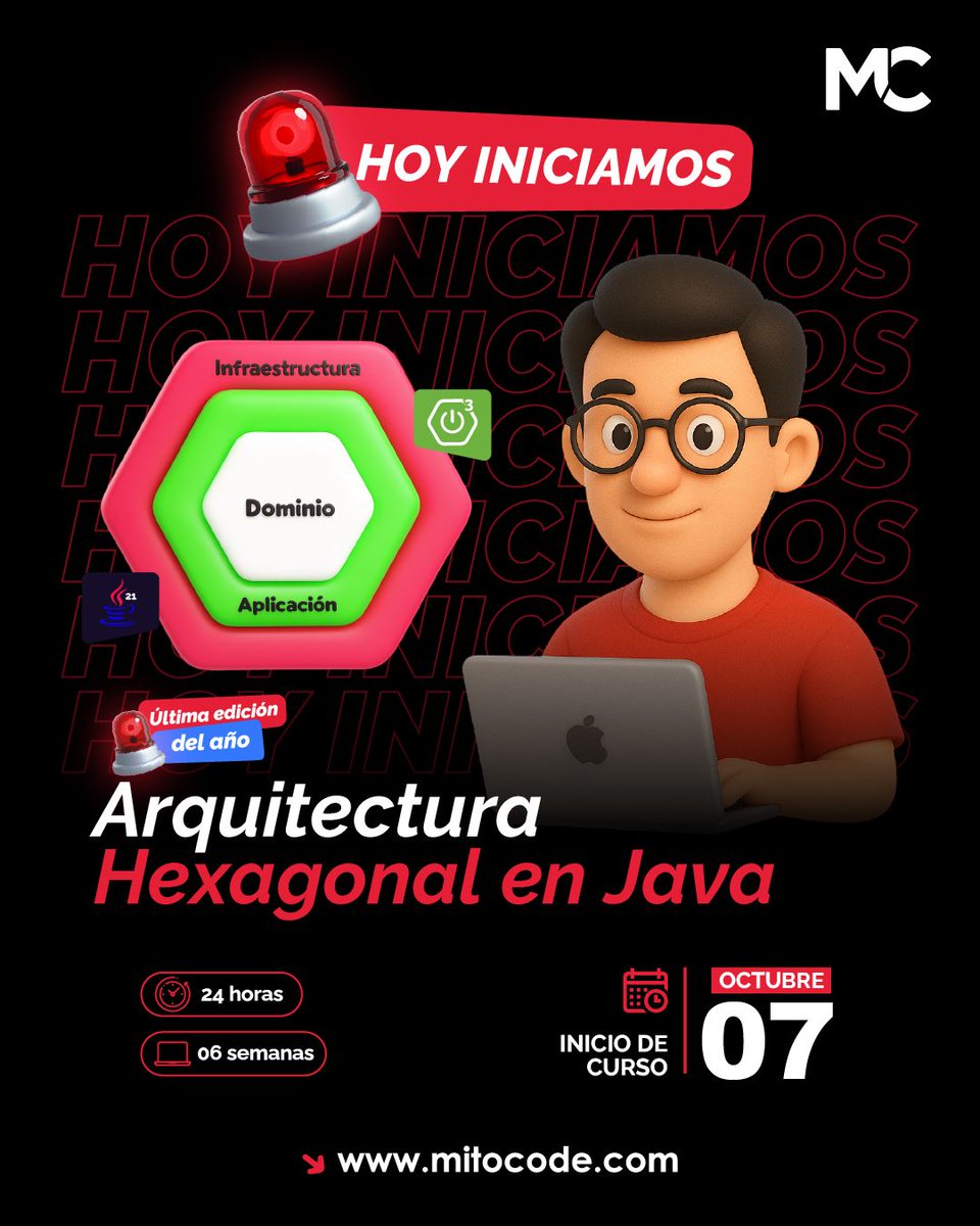 mitocode's tweet image. HOY INICIAMOS Arquitectura Hexagonal en Javay AWS Certified AI Practitioner

🚨 AWS Certified AI Developer: buff.ly/UsWSJwx
🚨 Arquitectura Hexagona en Java:buff.ly/TFRJqo9 
.
#mitocode #programacion #programador #tecnologia #aws #awscertifiedai