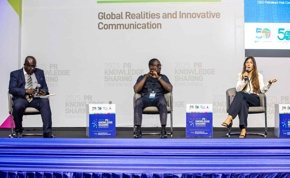 “Africa must shape its own AI story not just consume it. Representation, ethics &amp; voice matter.”

#PRKSC2025 #IPRGhana #AI #CulturalIntelligence #DigitalTransformation #FutureofPR #Africa