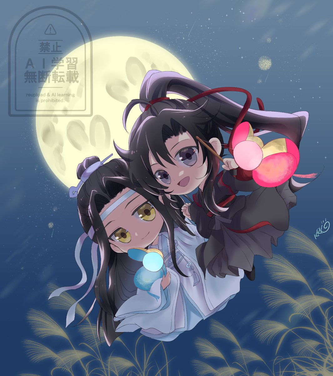 mineko123's tweet photo. (之前的圖漏畫了, 重發💦) 
追月也過去了....🌕 https://t.co/tzcJyExgQW