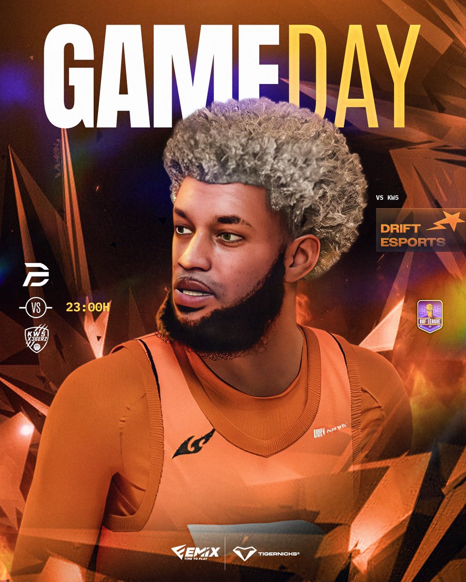 🚨MATCHDAY🚨

Arrancamos la semana con muchas ganas. Después de la victoria en la jornada anterior, buscamos seguir sumando💪🏽

🏆 <a href="/HOFWorld2K/">HOF World</a> 
🆚 <a href="/36erzG/">Kw5 x 36erz</a> 
🕚 23:00h 🇪🇸

📺Retransmisión: twitch.com/qDanii_

#NBA2K #DriFtEsports 🧡