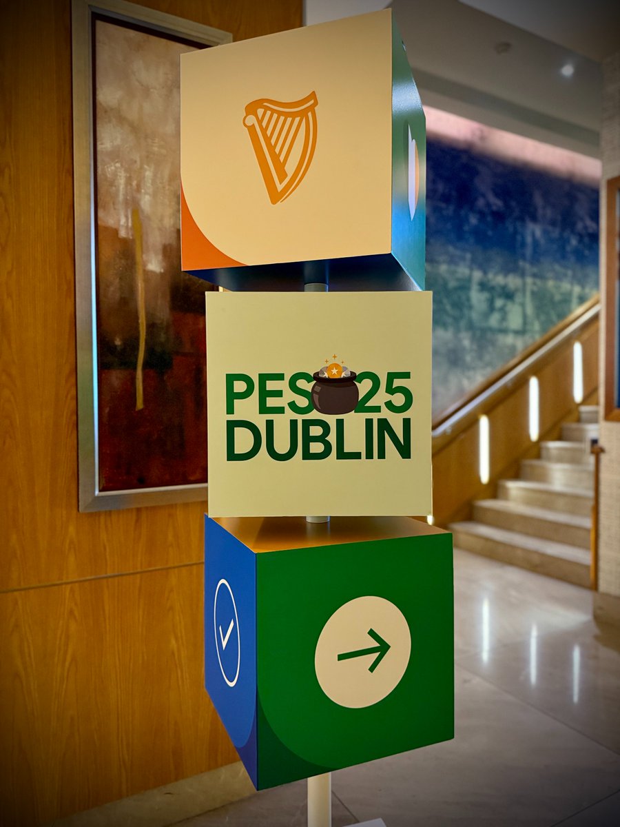 Right this way to the craic! Follow the signs for #PESummit25 fun all week. We're ready to welcome  Product Experts to Dublin! 🇮🇪