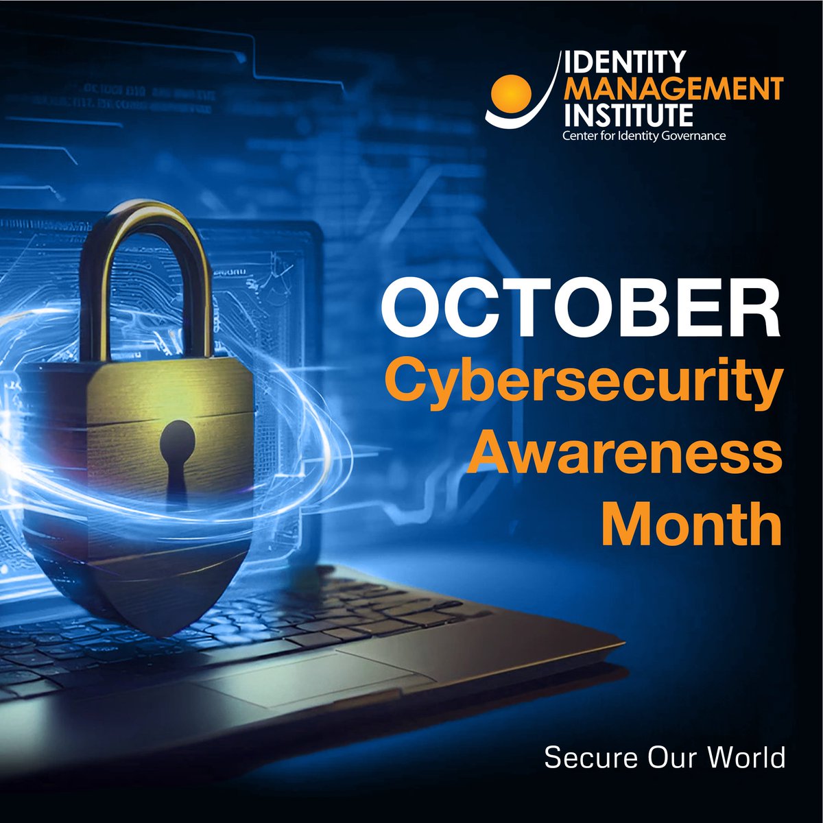 October is #CybersecurityAwarenessMonth 
IAM is at the center of securing our world:
✔️ Strong authentication
✔️ Phishing defense
✔️ Updating software
✔️ Secure identities
 
#IMI #CyberSecurityAwarenessMonth #IAM