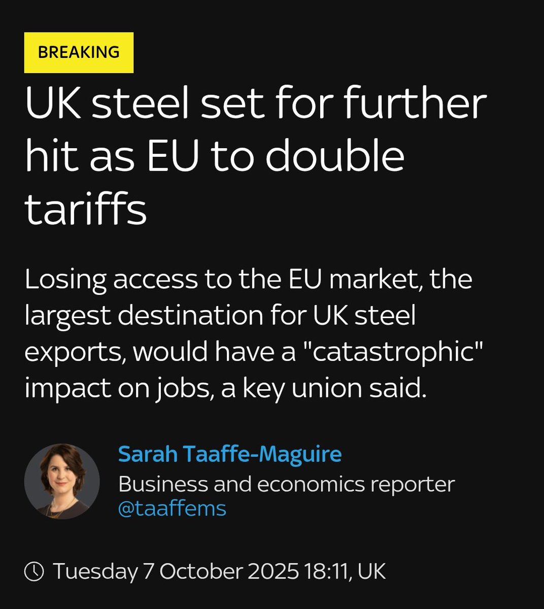 Farage promise versus Brexit reality, example 743839