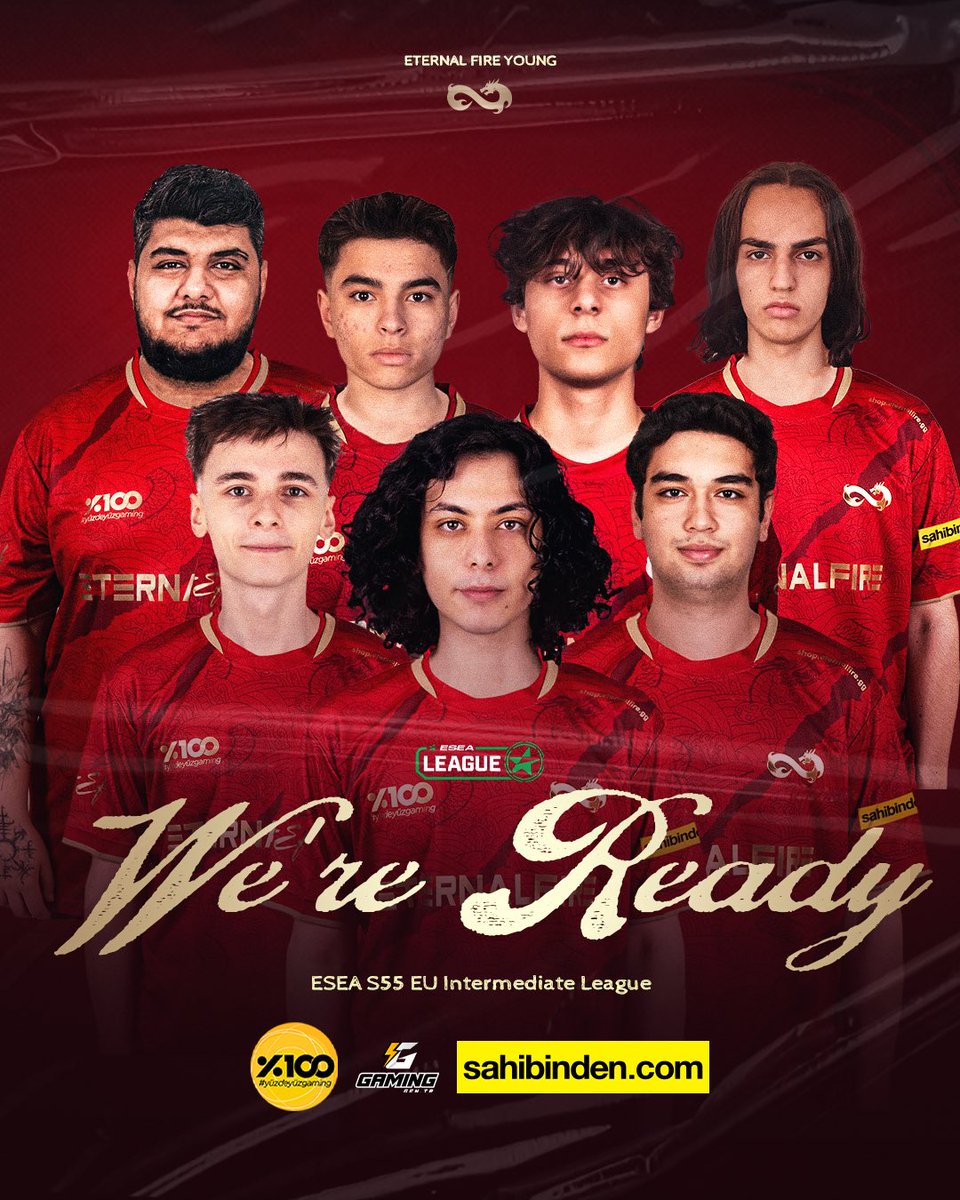 eternalfiregg's tweet image. Yeni sezon, aynı tutku. 🐉
Eternal Fire Young, ESEA S55 Intermediate League için hazır! 👊🏻
#forEF | #yüzdeyüzgaming