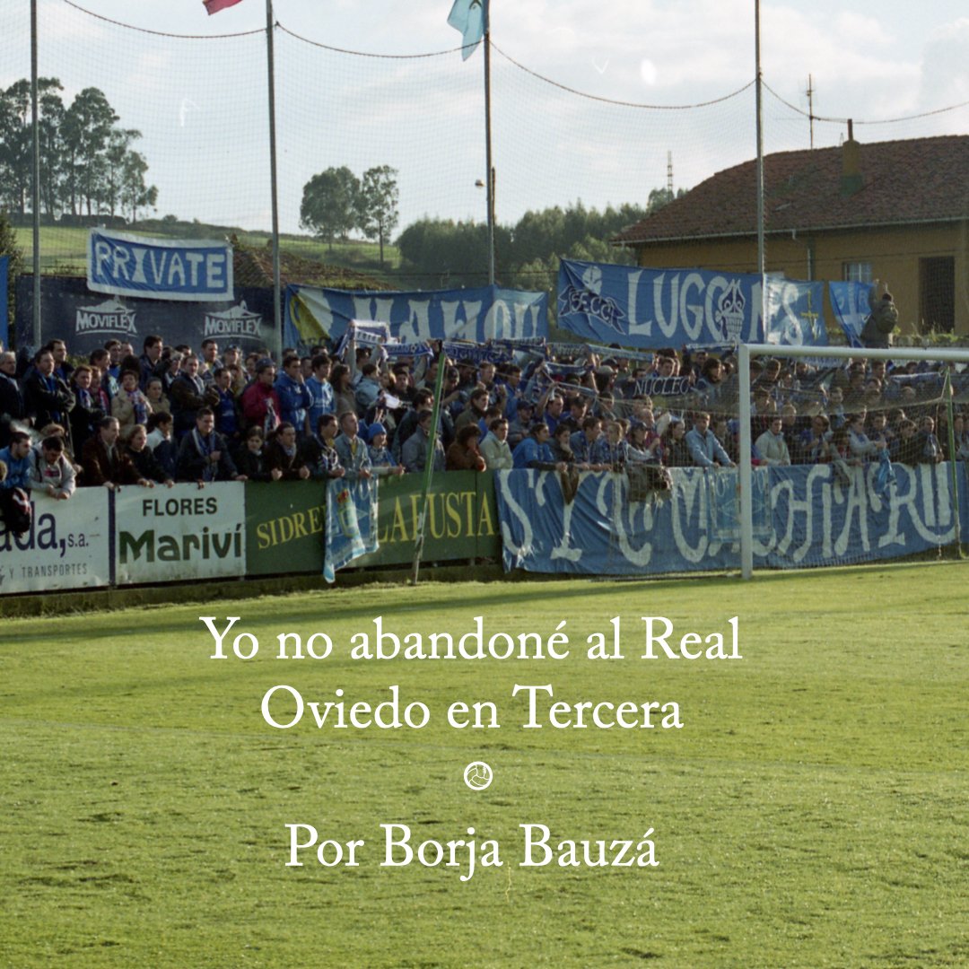 Revista Líbero (@revistalibero) on Twitter photo Yo no abandoné al Real Oviedo en Tercera
La historia de cómo <a href="/Symmachiarii94/">SYMMACHIARII</a> salvó al club hace 25 años, en la nueva entrega de <a href="/ClanMacbean/">Borja Bauzá</a> en #Líbero54
«El primer martes de agosto del 2003 un chaval de 23 años llamado Toño se acercó a las oficinas a palpar el ambiente»🧵 Yo no abandoné al Real Oviedo en Tercera
La historia de cómo <a href="/Symmachiarii94/">SYMMACHIARII</a> salvó al club hace 25 años, en la nueva entrega de <a href="/ClanMacbean/">Borja Bauzá</a> en #Líbero54
«El primer martes de agosto del 2003 un chaval de 23 años llamado Toño se acercó a las oficinas a palpar el ambiente»🧵