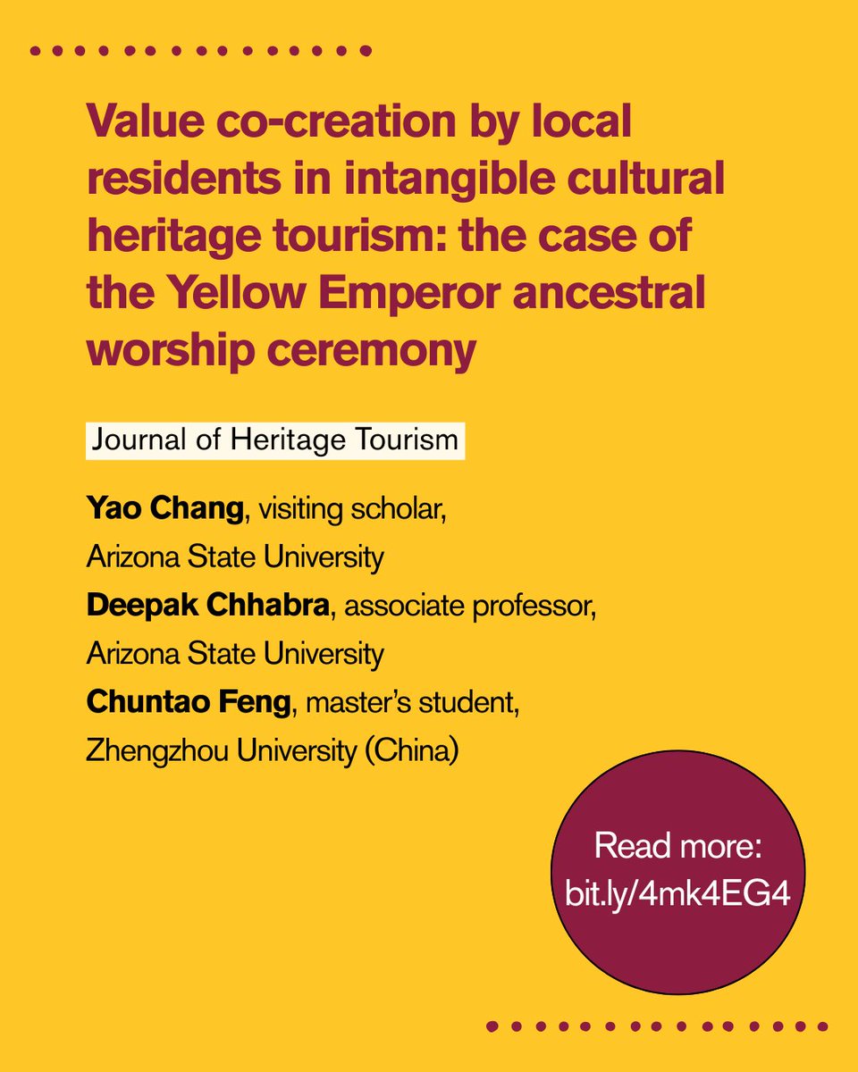 ASUCommunities's tweet image. This fall, #CRD faculty published groundbreaking research in leading academic journals. As the new academic year begins, we celebrate their scholarly contributions that advance knowledge and strengthen our #CommunityForGood.

Read more: linktr.ee/ASUCommunities