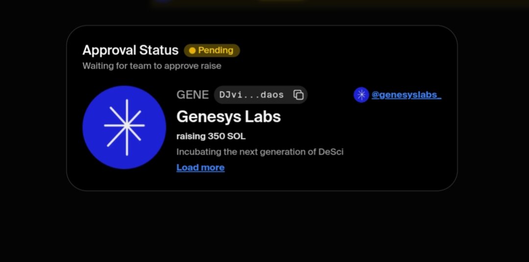 Bullish on <a href="/genesyslabs_/">Genesys Labs</a> 🚀 A conviction fund driven by bold vision and innovation. They’re not just investing—they’re shaping the future. Keep an eye on this one. 🔥

A project worth waiting for! We will be mooning soon! 
Launching in <a href="/daosdotfun/">daos.fun</a>