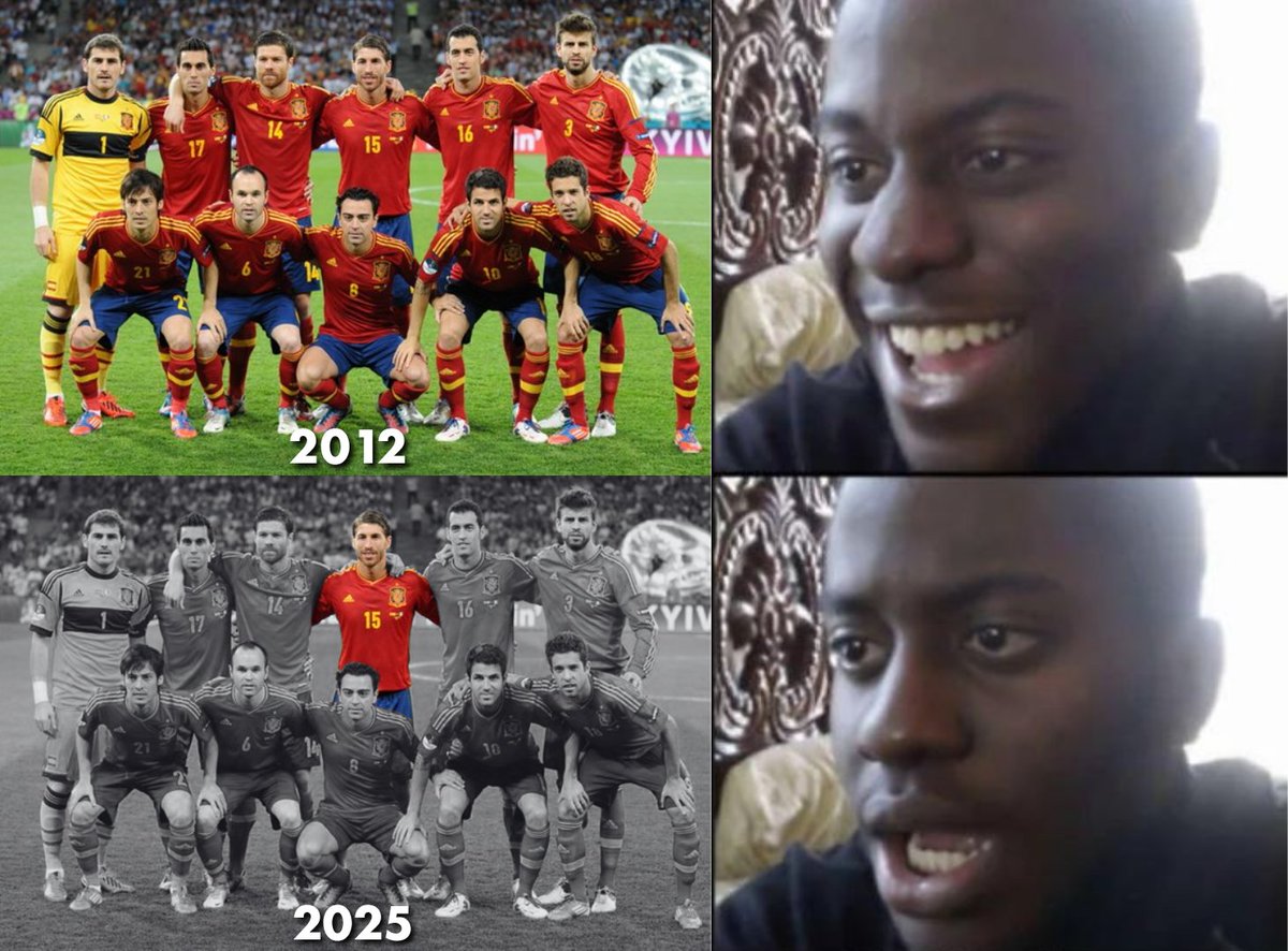 🇪🇸 Solo queda un jugador en activo de la Selección Española que el 1 de julio de 2012 arrasó 4-0 a Italia en la final de la Eurocopa.

📅Con el adiós de Jordi Alba, Sergio Ramos es el único superviviente de aquella generación.

😢Nuestro niño interior está llorando.