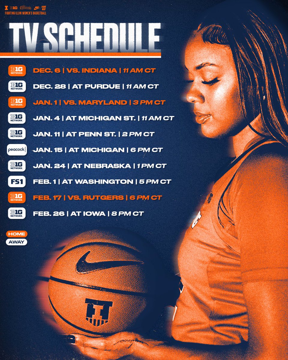 10 games to tune in across BTN, Peacock, and FS1 this season! 📺
