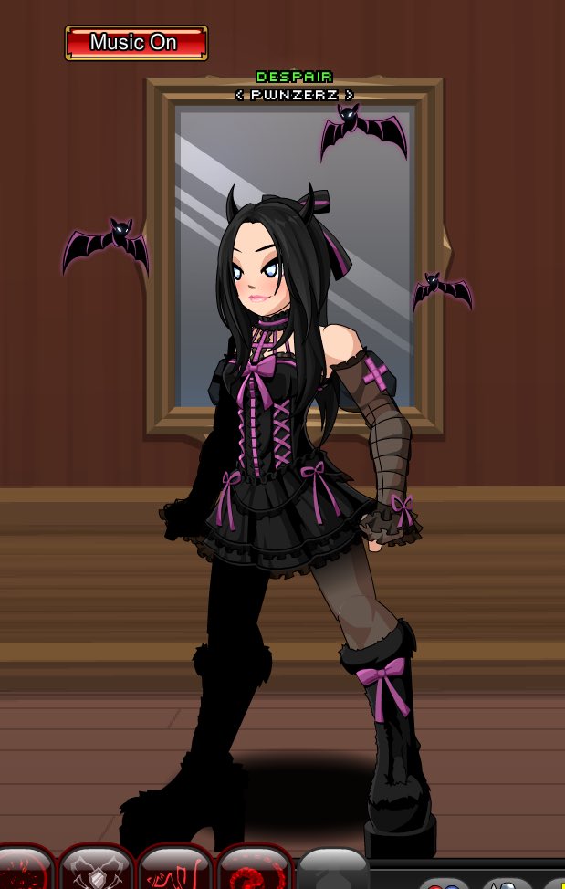 DespairAE's tweet image. If you see this… drop your favorite outfit or armor set! 🗡️

I’ll go first… obviously I have to pick my Personal set!🦇💜