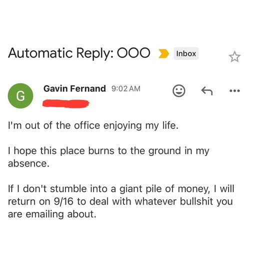 Kewrail_UK's tweet photo. Possibly the best out of office email template ever! https://t.co/7SJHki1GnZ