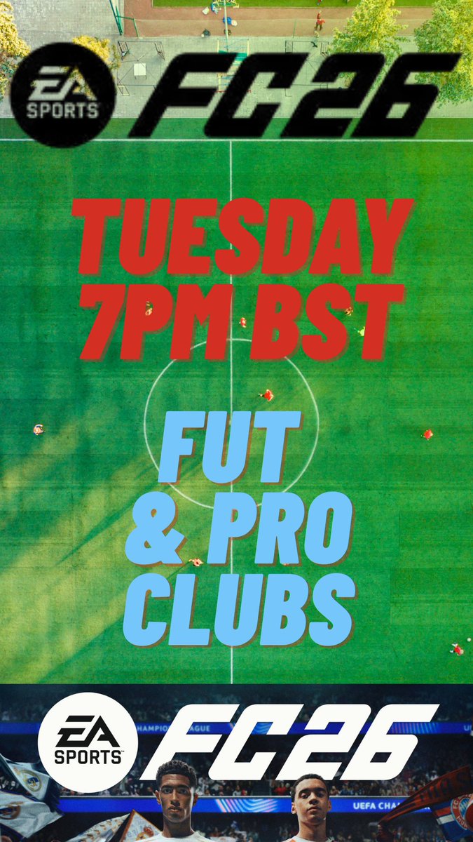 SweatD0gg's tweet image. 🚨🚨🚨GOING LIVE🚨🚨🚨

Back on @EASPORTSFC 

With Ultimate team &amp;amp; Pro Clubs 🫡

Link in bio 🩵

#EAFC26 #FC26 #ProClubs #UltimateTeam @Roxas_FC @_StewartWestley