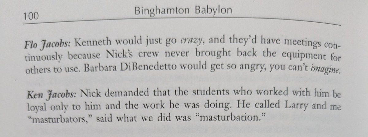 Ken and Flo Jacobs did not get along with Nicholas Ray during his time at Binghamton