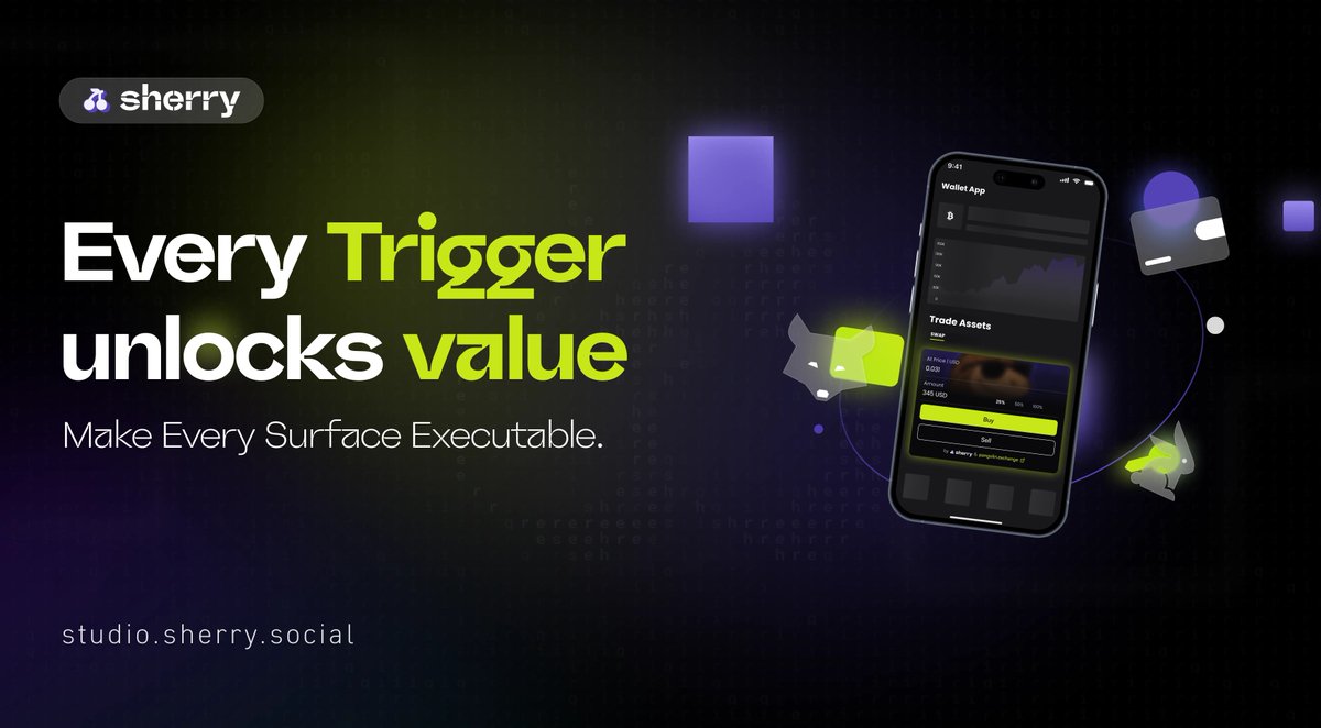 Users don’t want to switch apps.
They want to act where they already are.

If you own a wallet, feed, message, or agent layer—
you can host Triggers.

Execution becomes embedded.
Attribution is automatic.

One integration = surface-level activation.