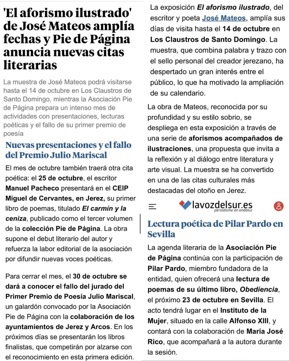 #PieDePágina en <a href="/lavozdelsures/">lavozdelsur.es</a> 

lavozdelsur.es/ediciones/jere…