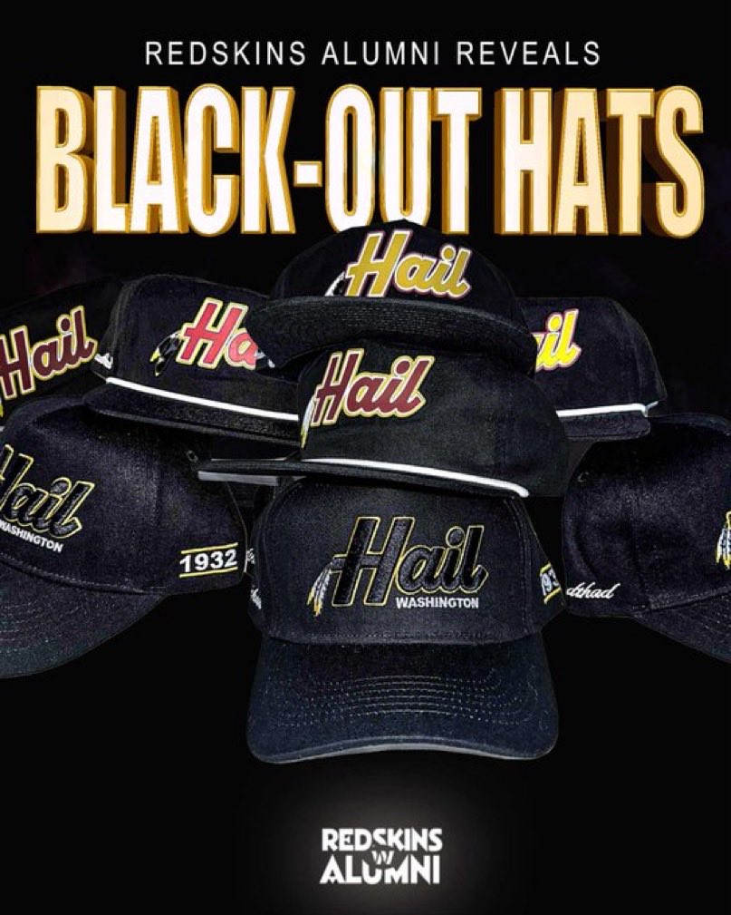 JayDanielsMVP's tweet image. Are you attending the #Commanders game vs the Bears on MNF? 👀

Come to the game with the new black-out Hail hats! Or wear the hat in your house watching the game! 

Order them by Wednesday to get them in time for MNF! 🏈