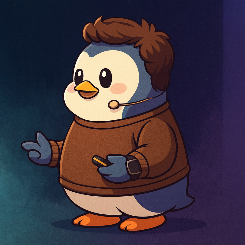 Pudgy Penguins interview announcement graphic