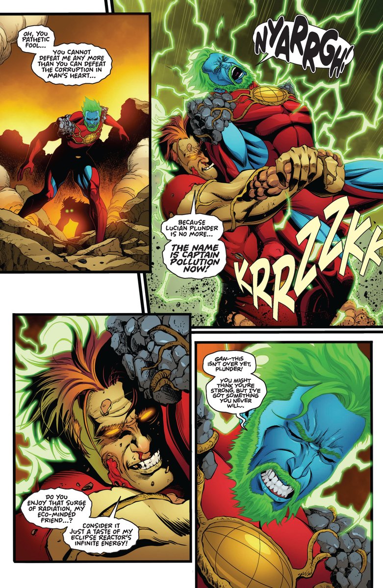 DynamiteComics's tweet image. In stores this week, Captain Planet #6 from David Pepose and Eman Casallos. Here’s a look inside.

#captainplanet #davidpepose #emancasallos

dynamite.com/htmlfiles/view…