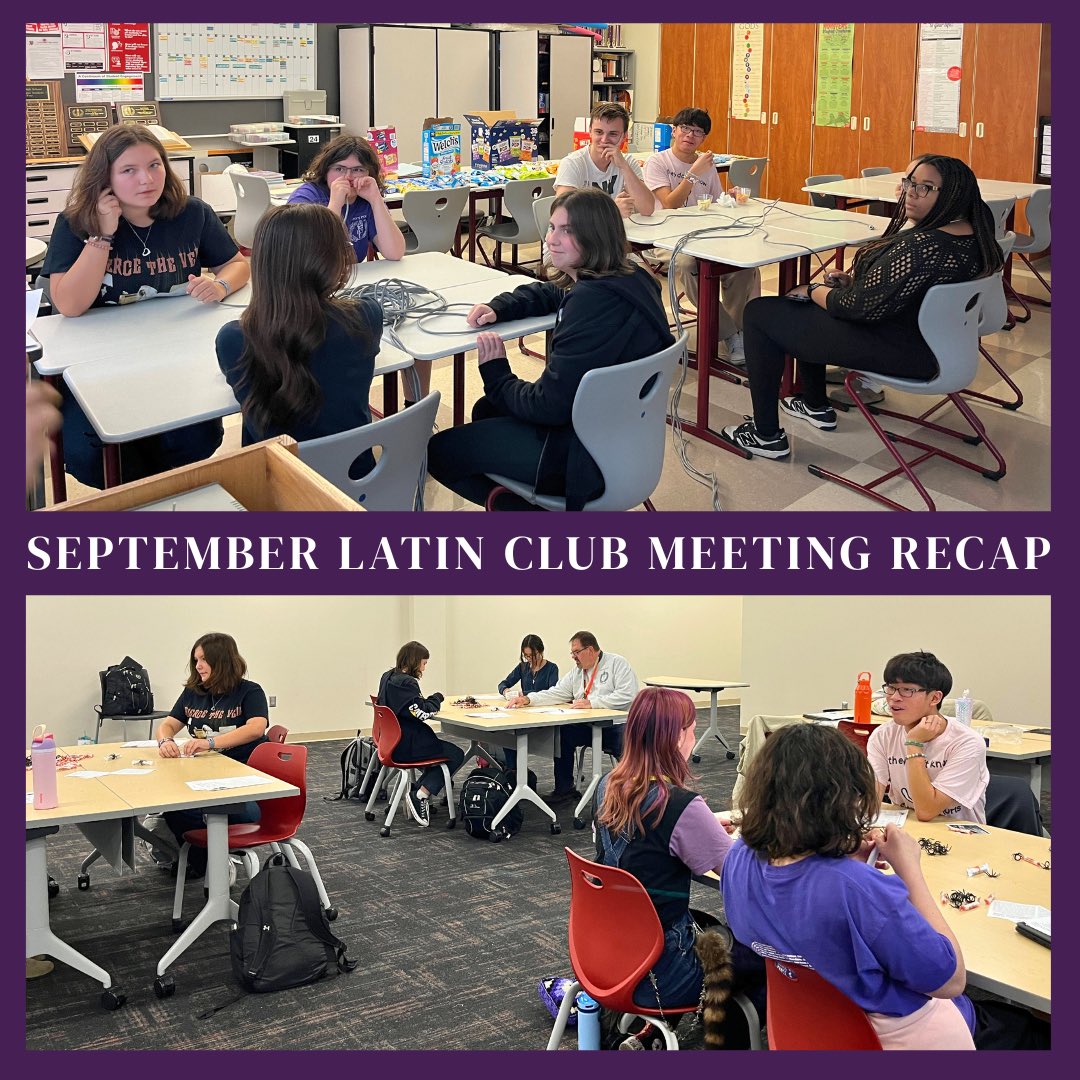 Ambulator2002's tweet photo. Thank you to all who attended our September Latin Club Meeting! We introduced Certamen/Latin League, gave Double Good Popcorn fundraiser samples, and made SpiderSmarties for the Homecoming Parade! See you at our next club meeting on Friday, Oct 24, in the LGI Center, 2:45-4:00. https://t.co/YhDAV2r1uo