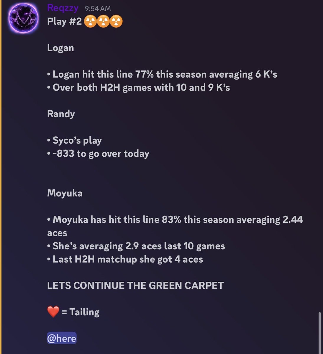 NUKE PLAY ☢️

* write up is on the 2nd screenshot *

#MLBpicks #TennisPicks #PrizePicks 

prizepicks.onelink.me/gCQS/shareEntr…