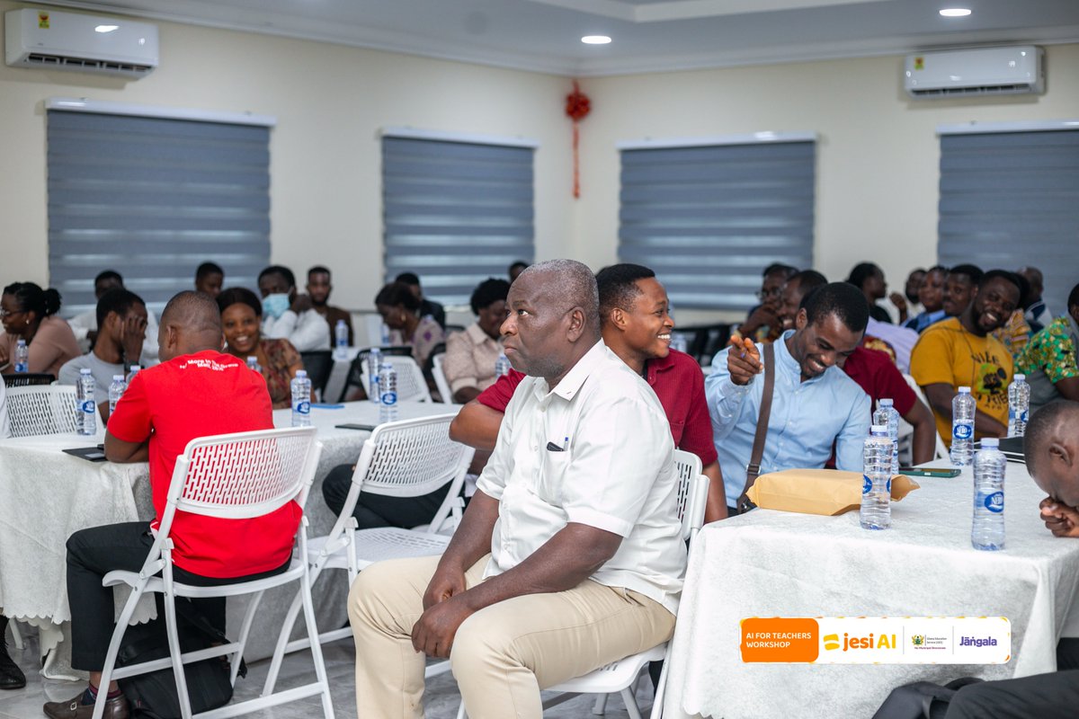 jesi_ai's tweet image. Perfect Amegboe, our COO, opened the workshop with a warm welcome and shared today’s agenda.

She also introduced the team leading the sessions and reminded our teachers that at #JesiAI our mission is to support them to use AI to make teaching smarter &amp;amp; impactful.

 #EdTech #AI4T