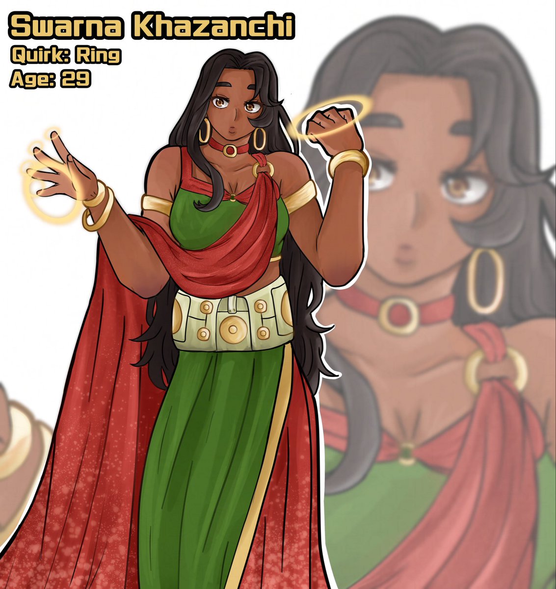 an old mha oc art I wanted to post because I have nothing planned 

India’s Number 1 Hero ⚜️ #mhaoc