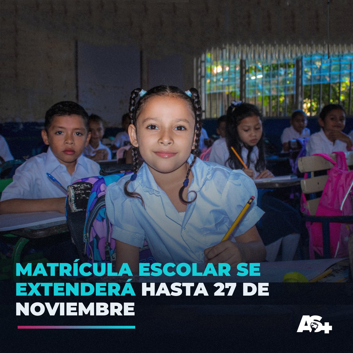 🎒📚 ¡Inicia la Matrícula Escolar 2026! Del 20 de octubre al 27 de noviembre, familias podrán inscribir a sus hijos en todas las modalidades educativas 🎓✨.

❤️🖤 ¡Avanzamos aprendiendo con alegría y compromiso! 🇳🇮📖 #Educación #Nicaragua
