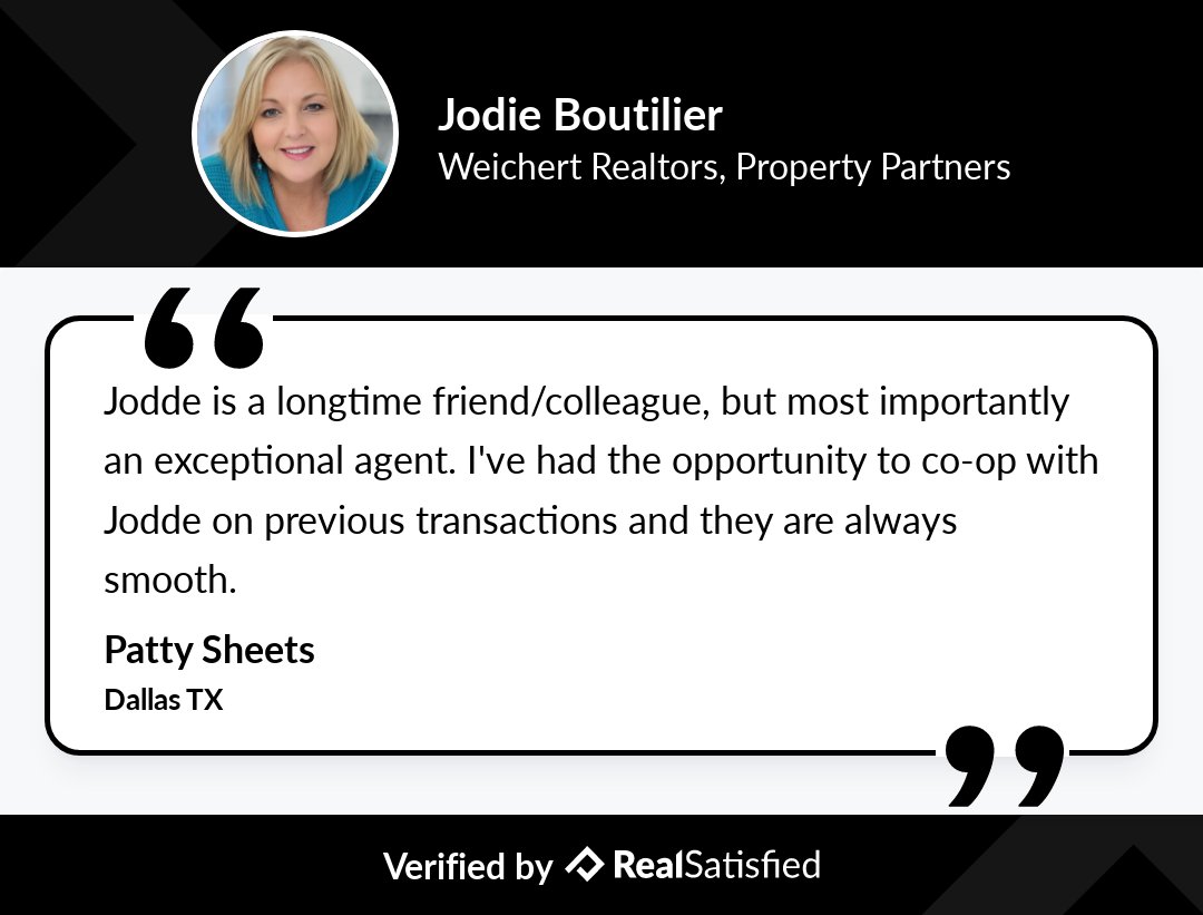 JodieB_Realtor's tweet photo. I’m moved by the kindness of my clients.  Thank you. https://t.co/fupM5rxwzx via @realsatisfied https://t.co/SfbqhcrA3F