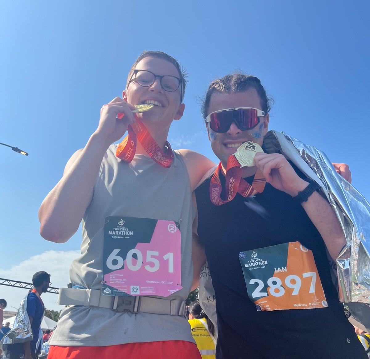 umnmedschool's tweet photo. Shoutout to the amazing UMN medical students who took on the 2025 Medtronic Twin Cities Marathon and 10 Mile this past weekend! 👏 We’re so proud of you!

#MedicalStudent #MoveForMore #TCmarathon https://t.co/sTvESK1Wvq