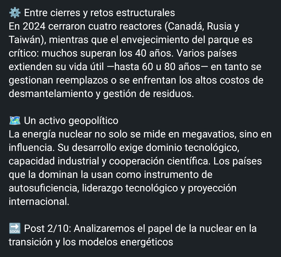 JoseLMorilloC's tweet image. #AtomosParaLaVida Serie de energía nuclear, post 1/10