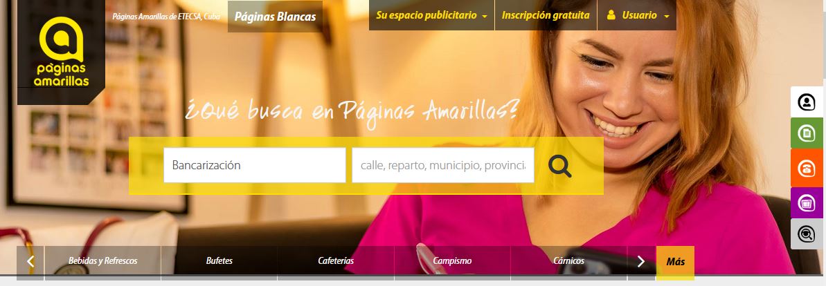 📞 ¿Le negaron el uso de canales electrónicos de pago en comercios? #PáginasAmarillasDeEtecsa tiene la solución al alcance de su mano 📲
Encuentre el número único que el BCC tiene habilitado.
1️⃣ Ingrese a pamarillas.cu
2️⃣ Busque “Bancarización” 
3️⃣  Recibirá el número.