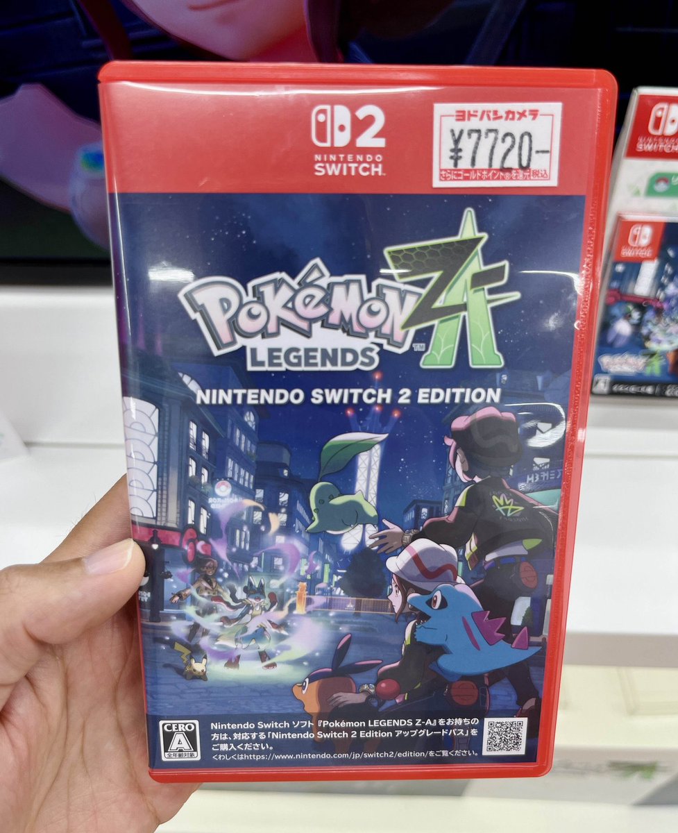 新品 LP　2タイトル・セット Pokémon Legends: Z-A - Nintendo Switch 2 Edition Same-Day Delivery