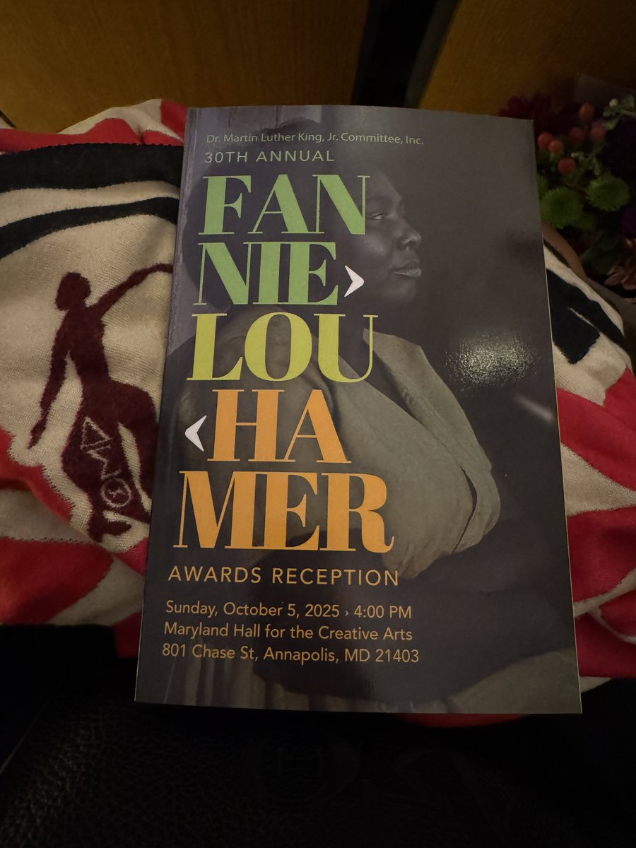 👏🏽Congratulations to our Annapolis Alumnae Chapter President, Deirdre Peters, for being recognized as 1 of 13 trailblazing women at the 30th Annual Fannie Lou Hamer Awards! We're proud of you, Soror! Thank you for your leadership and for representing our chapter with excellence.