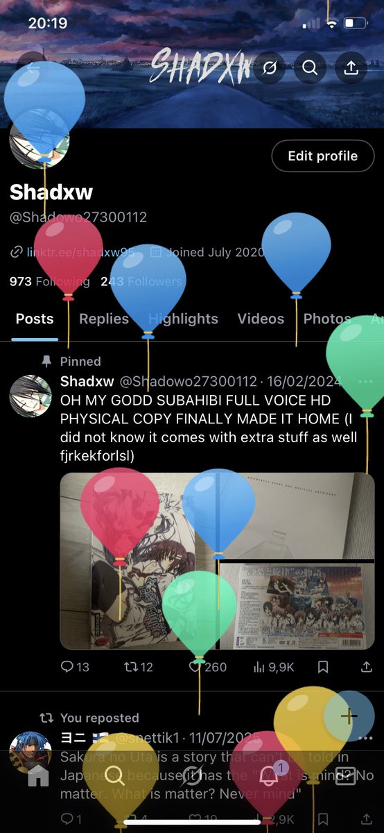 Shadowo27300112's tweet photo. I may not post anymore but did you know today is my special day!!😼 (seriously i wouldn’t blame if no one replies to this post) https://t.co/4iJzNrpyu8