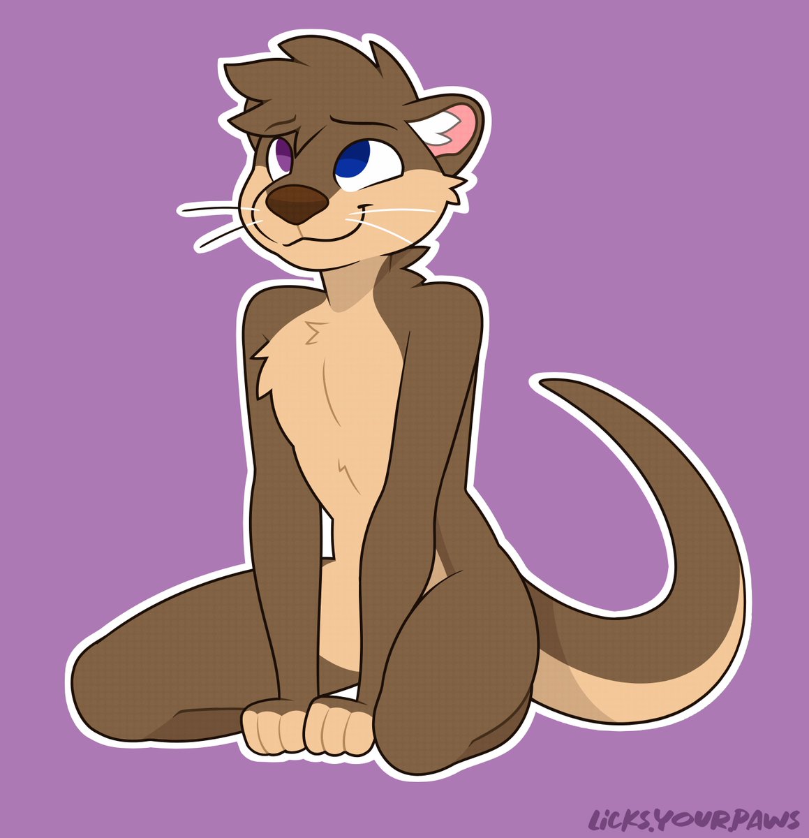 he's waiting for a treat 🐟

🎨 for <a href="/EthanTheOtter/">Ethan</a>