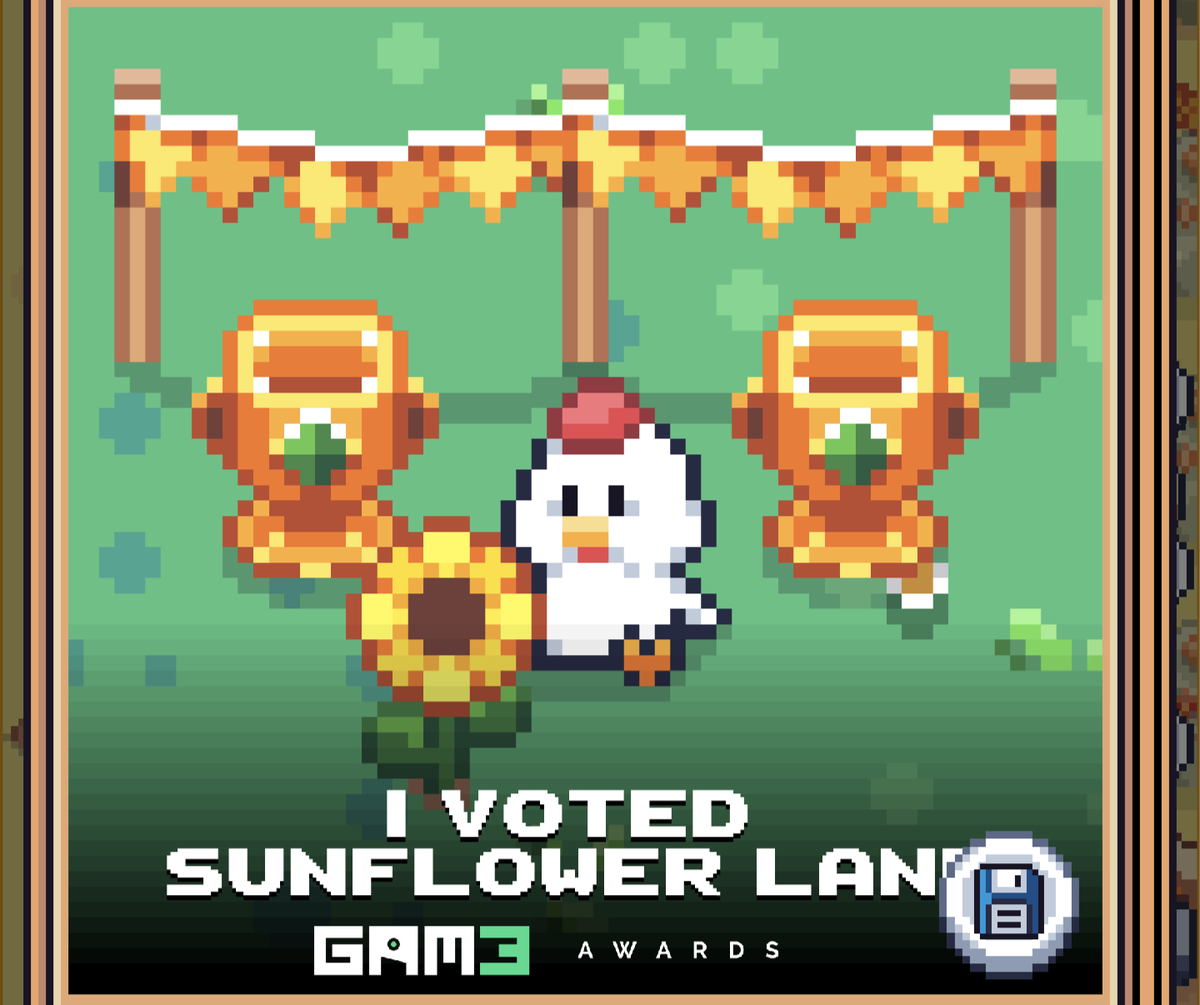 Degen616tk's tweet photo. @0xSunflowerLand 
#VoteSunflowerLand https://t.co/LcGvQwMALW
