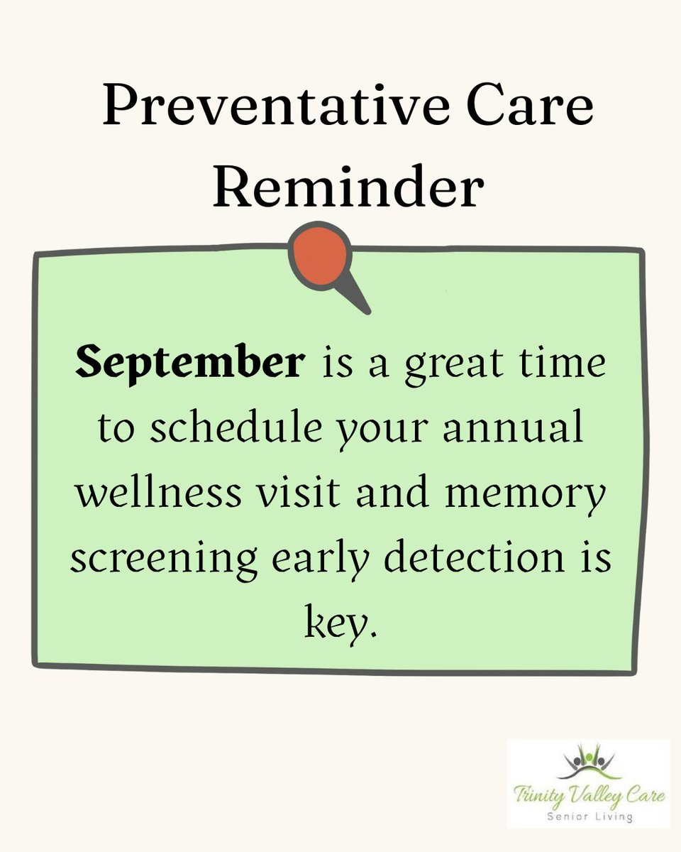 JTrinidad026's tweet photo. September is the perfect time to check in on your health! 🍂
Schedule your annual wellness visit and memory screening because early detection = better outcomes. 💡
Take care of your future self, starting today. 🧠💙
#PreventativeCare #WellnessCheck #MemoryScreening https://t.co/6Dx1IQKsdb