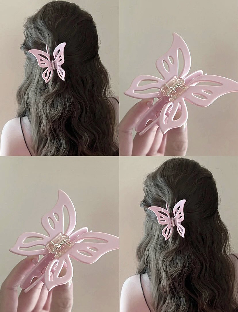 aesttics's tweet photo. butterfly hair claw https://t.co/e1H2cs9d6c