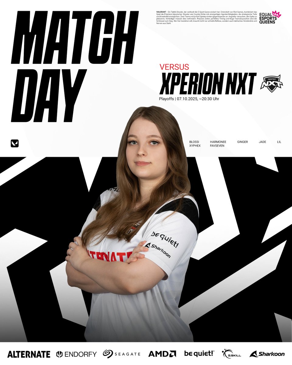 Im Lower Bracket gibt es keine Raum für Fehler 🚫 Wir treten nach dem laufenden Bo3 gegen <a href="/XPERION_NXT/">XPERION NXT</a> an, um uns für das LB Finale zu qualifizieren! 💪

#aufgehtsattax