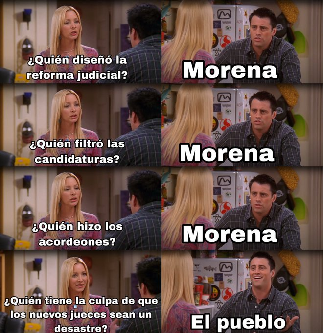 El nuevo poder judicial que no sirve para nada fue elegido por un pueblo que no sirve para nada.