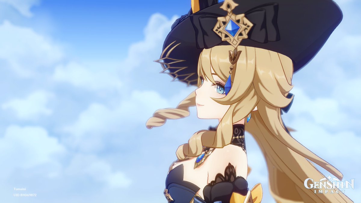 pureisi's tweet photo. My resinless behavior: bringing navia to ochkanatlan to take pictures 💛🖤 https://t.co/8QgFIaU08h