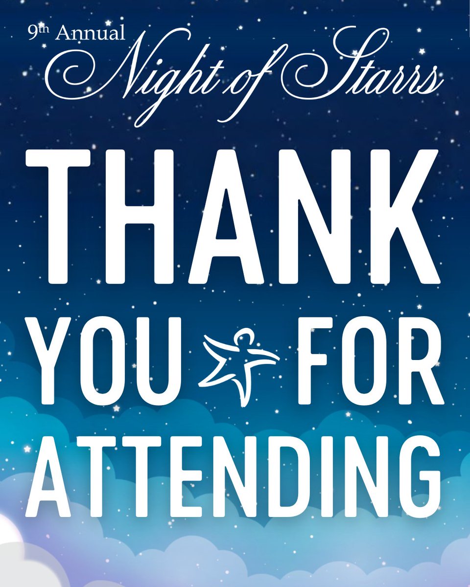 Thank you to everyone who joined our 9th Annual Night of Starrs Gala! 💙 Your support helps us continue Floyd Starr’s mission of hope, healing &amp; resilience for children, families &amp; communities.

Missed your chance to give? Donate here: hubs.ly/Q03MBMjH0

#NightOfStarrs
