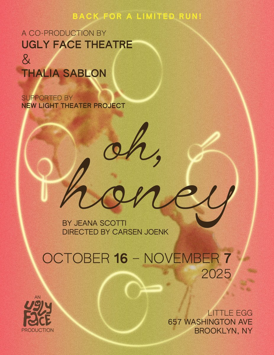 Join us for Jeana Scotti's 'oh, Honey' at the Little Egg Restaurant in Brooklyn! - mailchi.mp/4e57d0c80cd2/a…