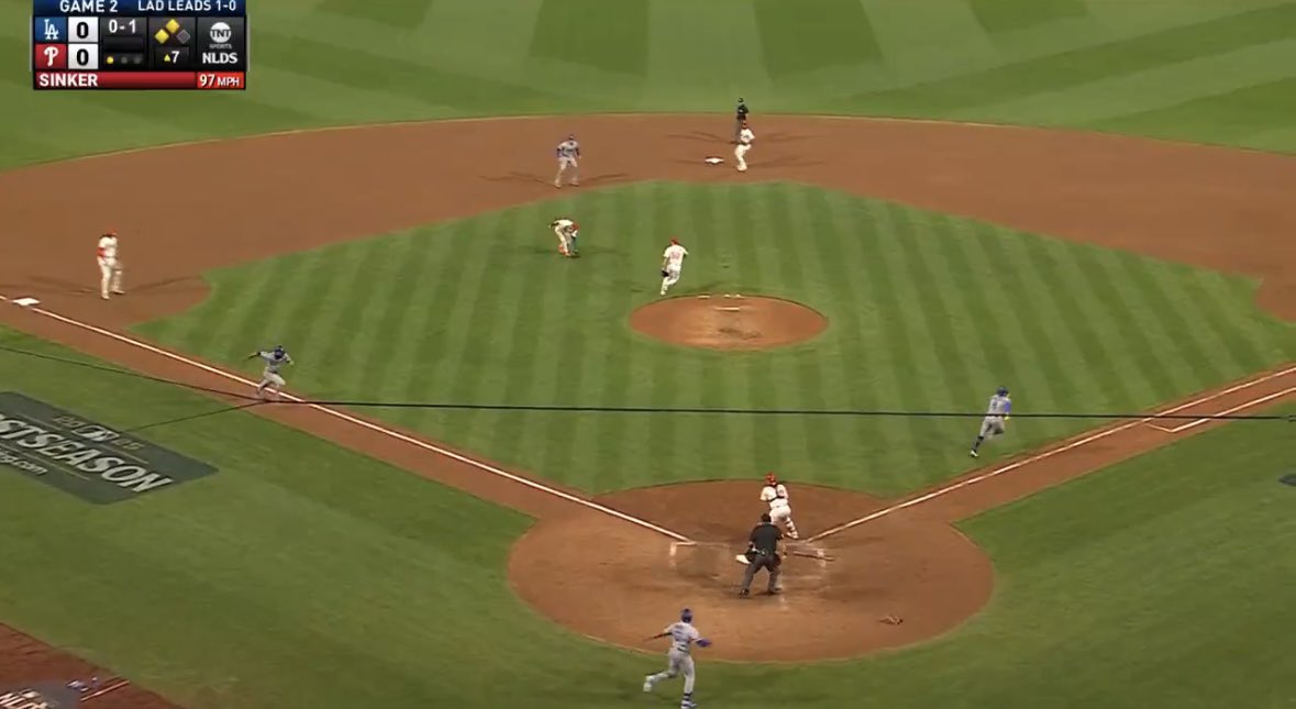 *screams internally about where Teoscar Hernandez was on the base path when the ball is in Trea Turner’s glove*