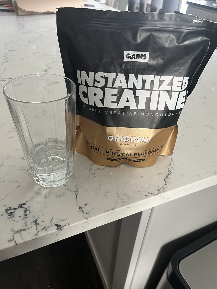10 grams of creatine going down the hatch!

Need the 🧠 power for Binance Meme Season <a href="/cz_binance/">CZ 🔶 BNB</a> !!!